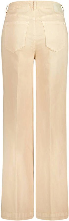 Gardeur denim wide leg regular waist broek beige - Foto 2