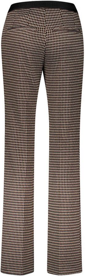 Gardeur flared geruite broek meerkleurig - Foto 2