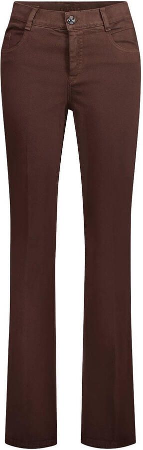Gardeur flared jeans bruin
