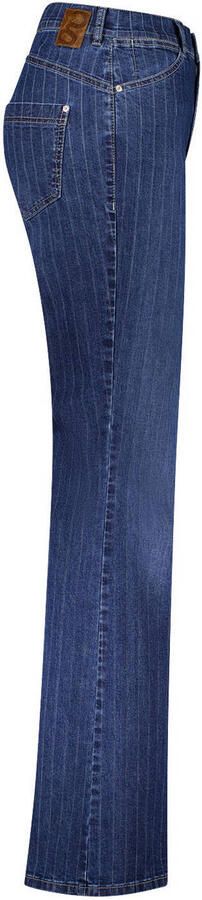 Gardeur flared jeans dark blue denim