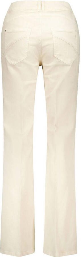 Gardeur flared regular waist broek zand - Foto 2