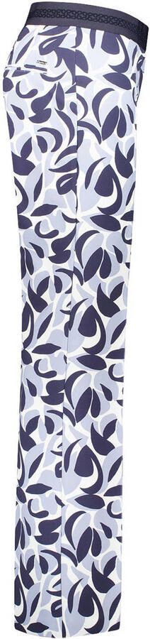 Gardeur regular waist flared broek blauw - Foto 3