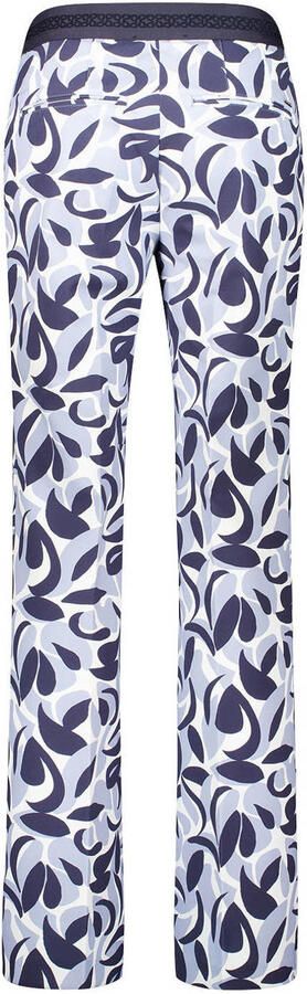 Gardeur regular waist flared broek blauw - Foto 2