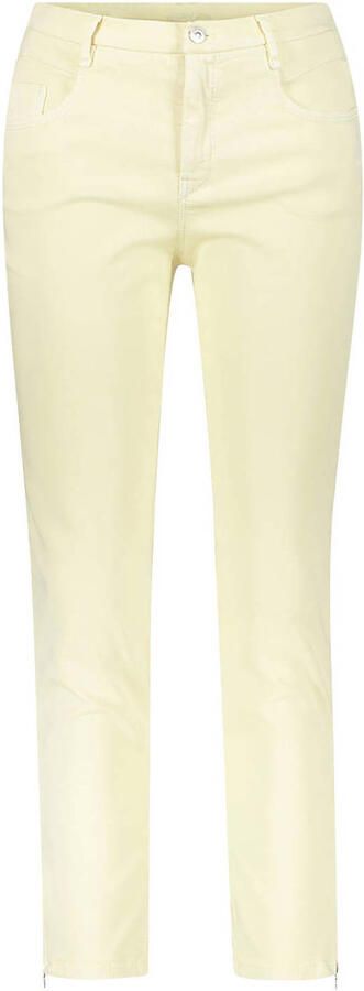 Gardeur slim fit jeans lichtgeel