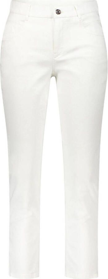 Gardeur slim regular waist broek beige