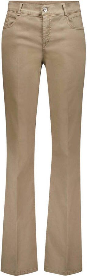 Gardeur straight regular waist casual broek camel
