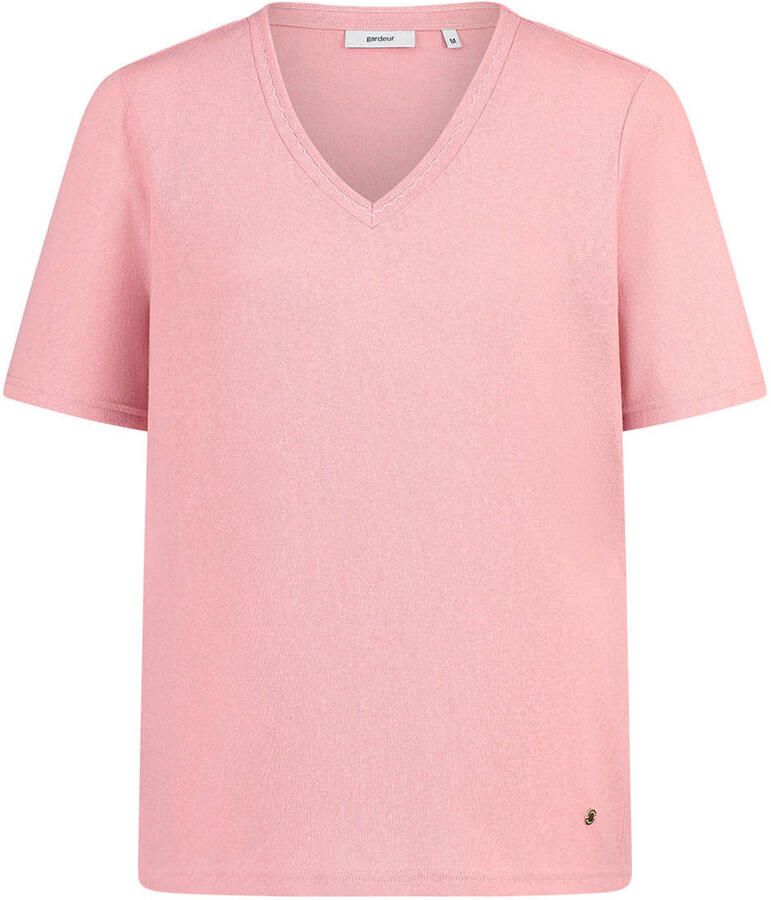 Gardeur T-shirt lichtroze