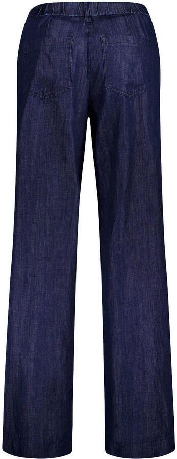 Gardeur wide leg broek dark blue denim - Foto 2