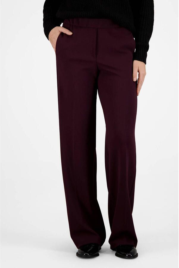 Gardeur Regular fit stoffen broek met elastische band model 'FRANCA800' - Foto 3