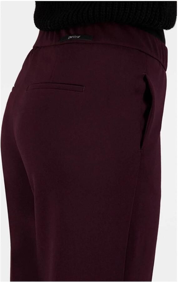 Gardeur Regular fit stoffen broek met elastische band model 'FRANCA800' - Foto 2