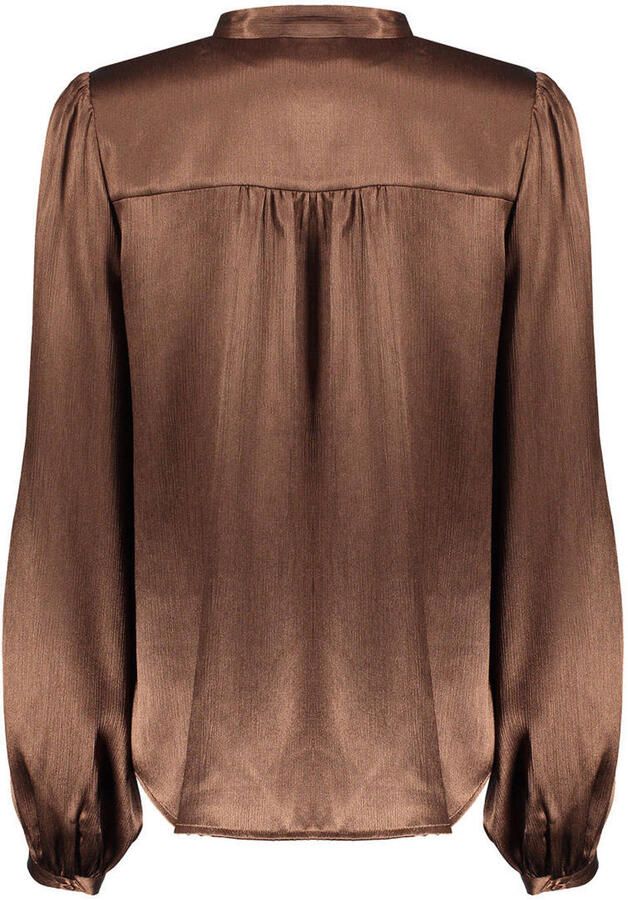 Geisha blouse bruin - Foto 2