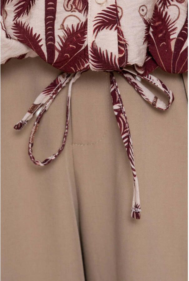 Geisha blouse donkerrood - Foto 2