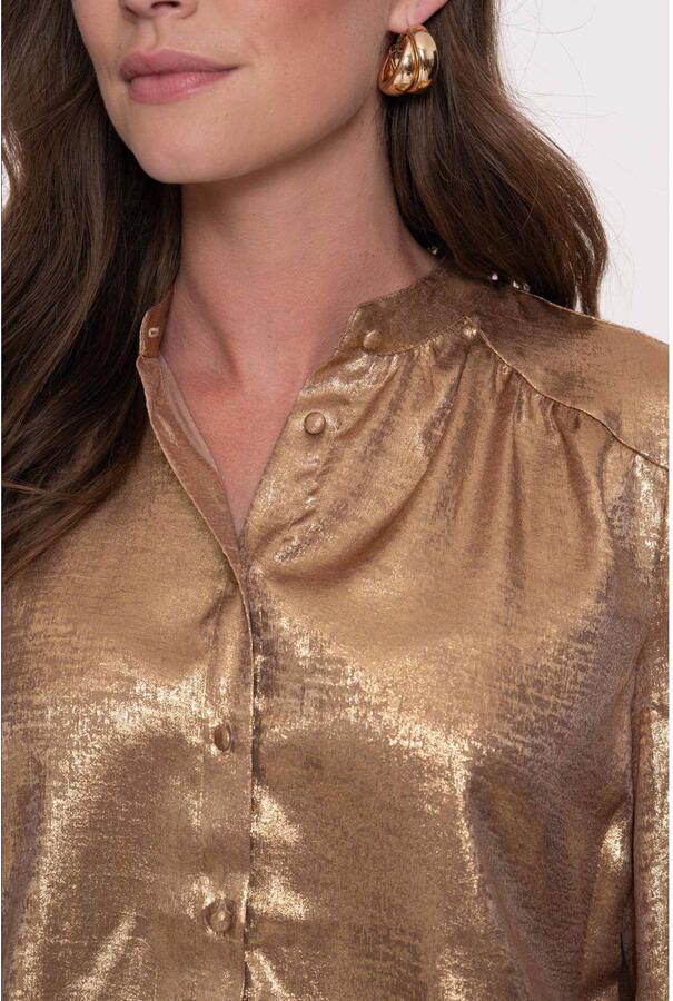 Geisha blouse goud - Foto 2