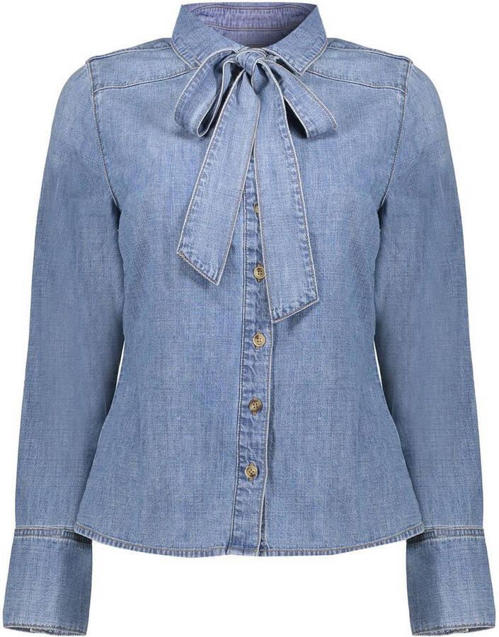 Geisha blouse medium blue denim - Foto 2