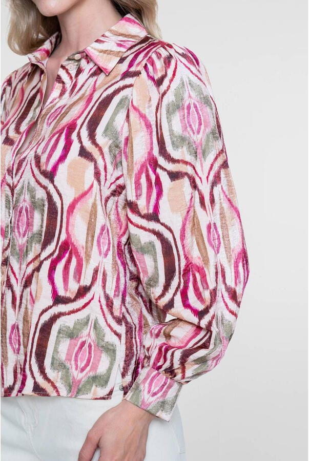 Geisha blouse met print meerkleurig - Foto 2