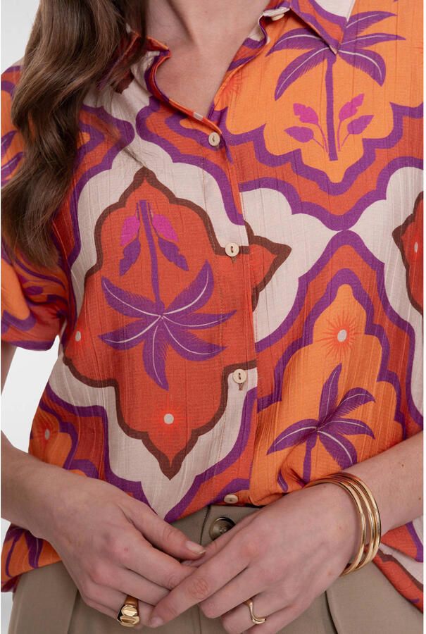 Geisha blouse oranje - Foto 2