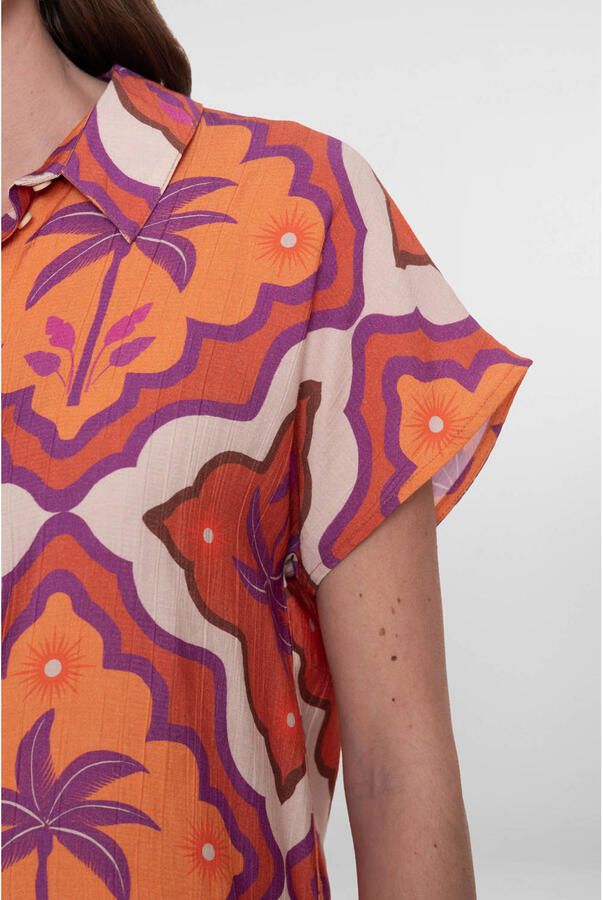 Geisha blouse oranje - Foto 3