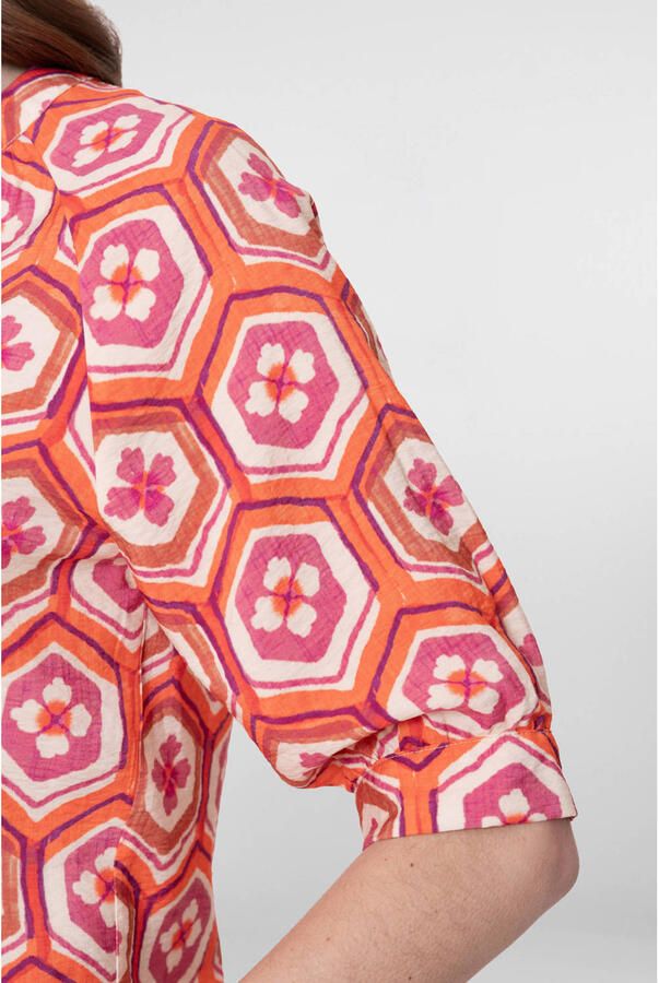Geisha blouse oranje - Foto 3
