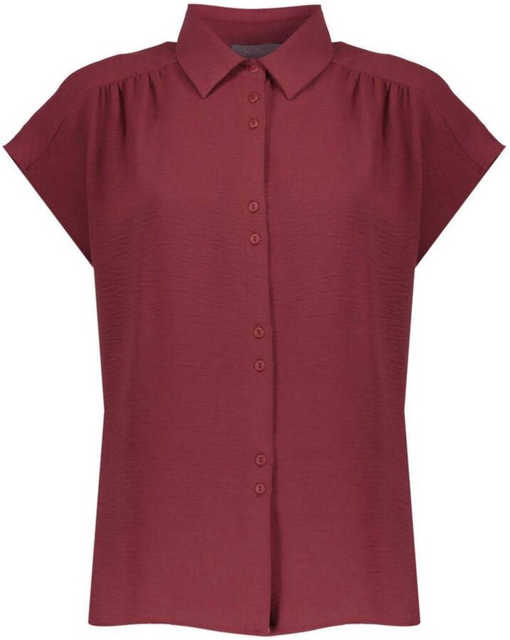 Geisha blouse roodbruin - Foto 2
