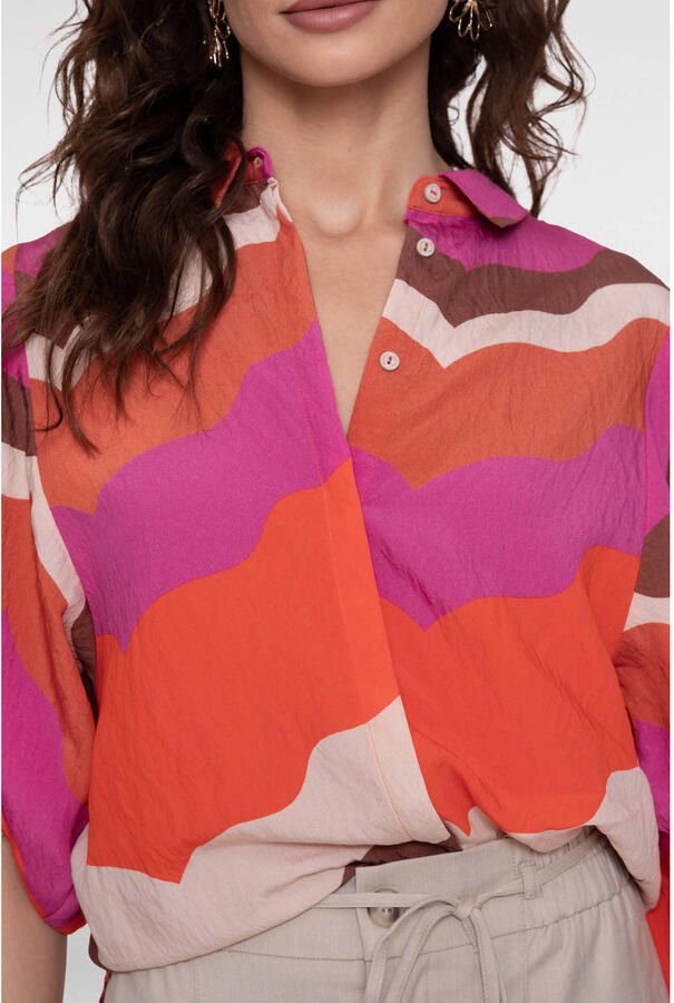 Geisha blouse roze - Foto 2