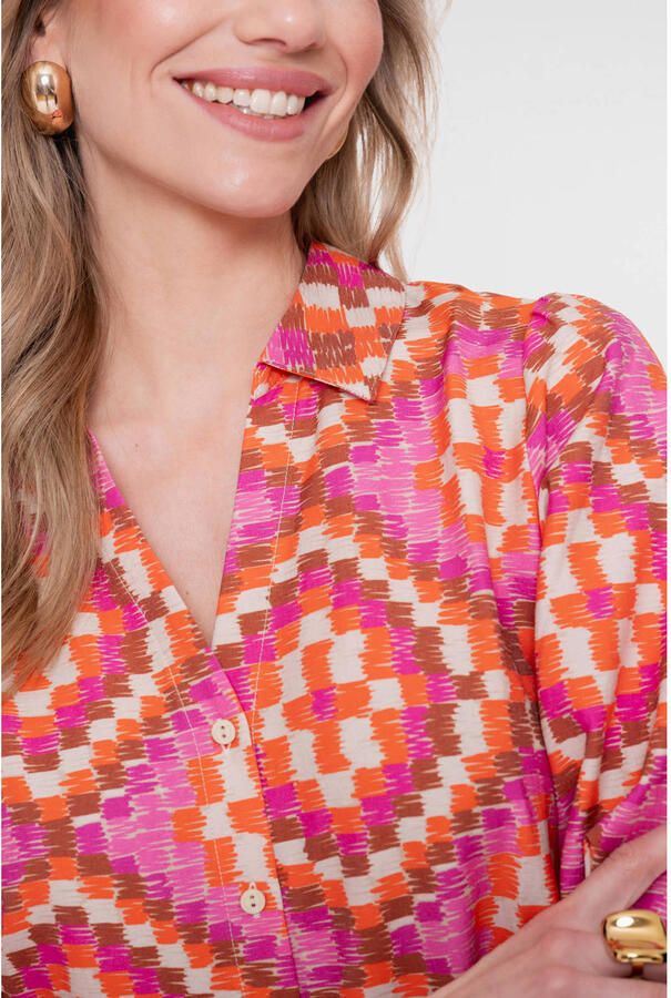 Geisha blouse roze - Foto 2