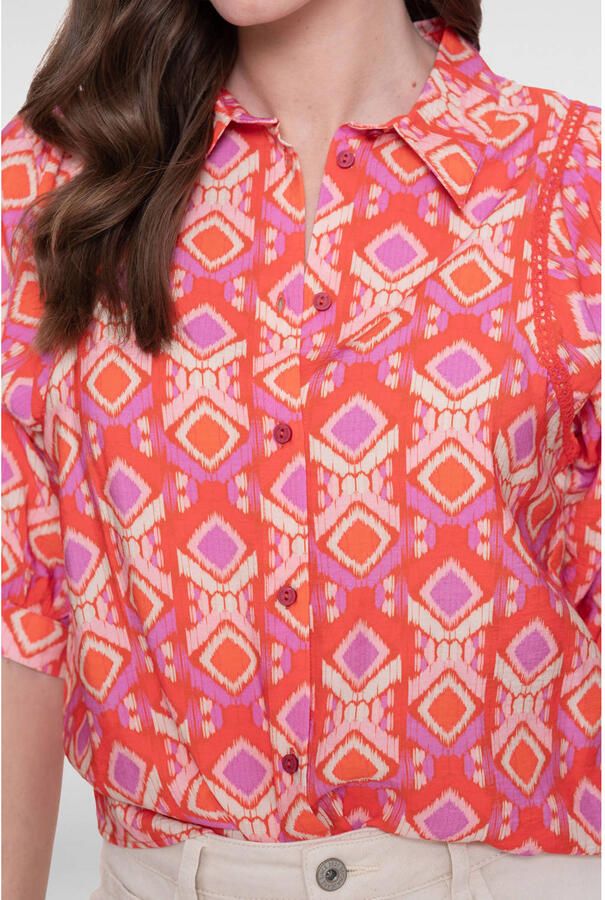 Geisha blouse roze - Foto 2