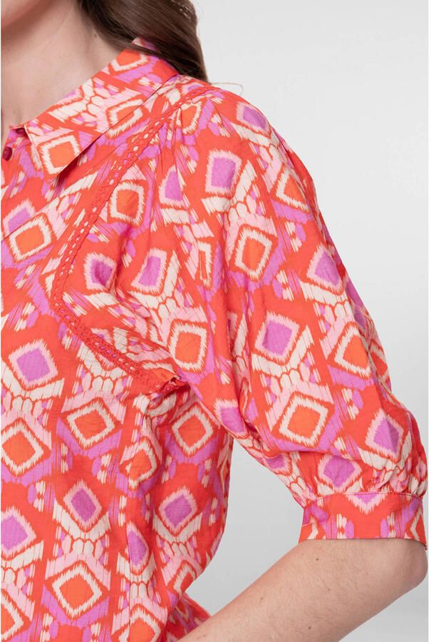 Geisha blouse roze - Foto 3