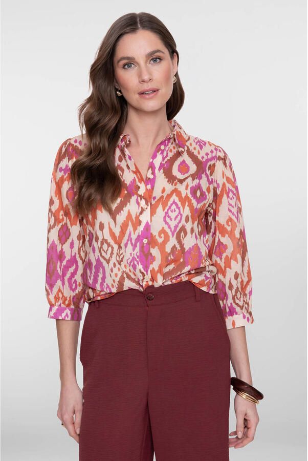 Geisha blouse roze