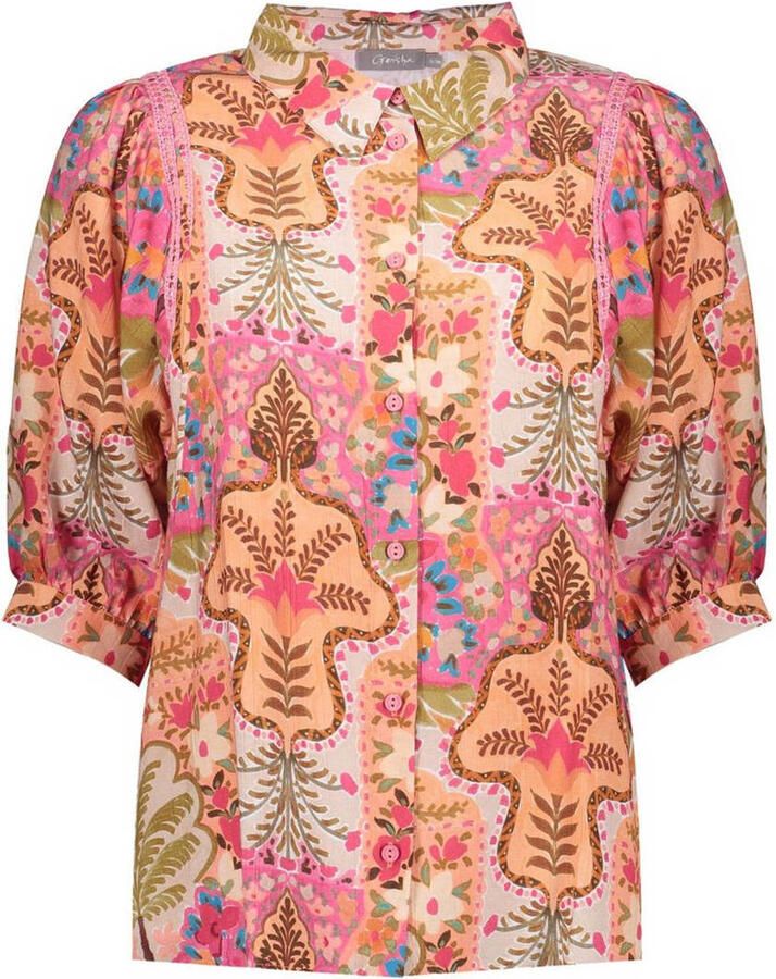 Geisha blouse roze - Foto 2