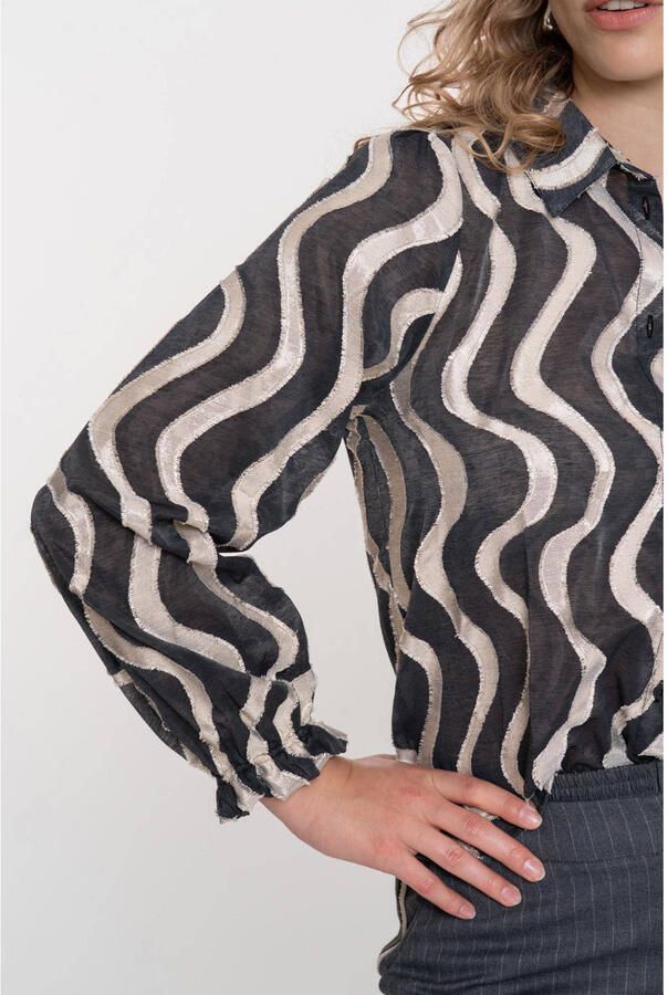 Geisha blouse zwart - Foto 2