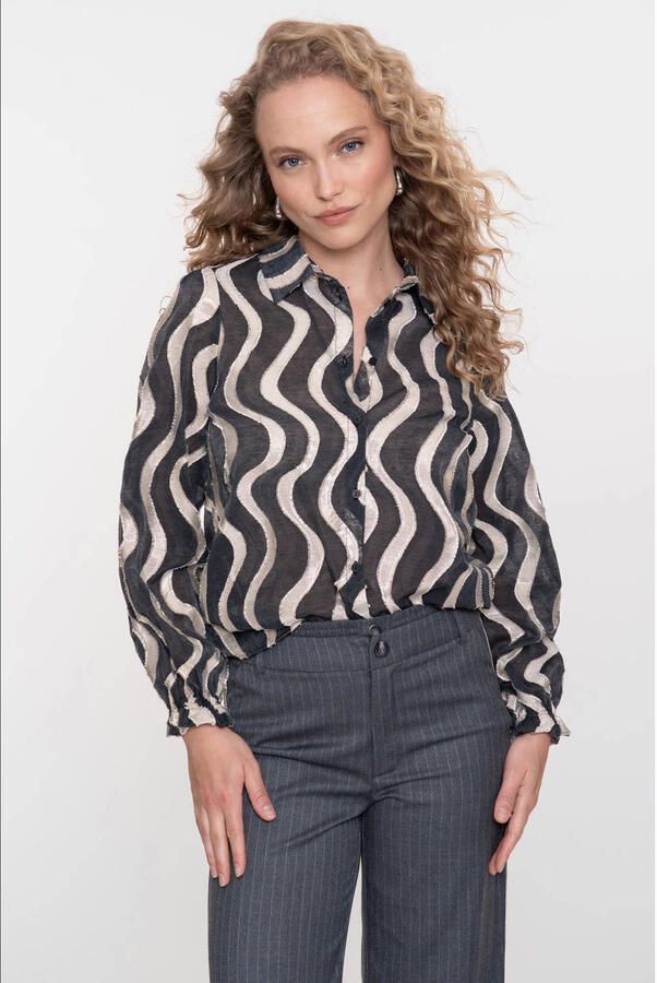 Geisha blouse zwart - Foto 3