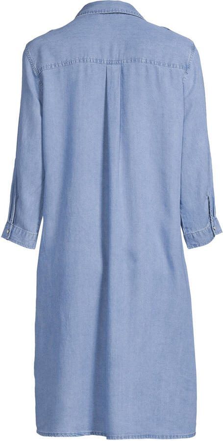 Geisha blousejurk blauw - Foto 2