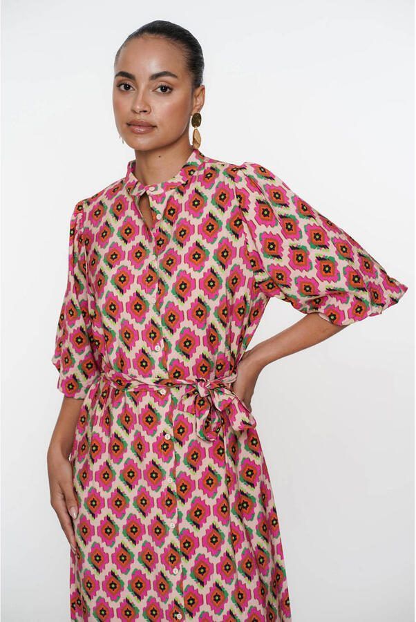 Geisha blousejurk ecru - Foto 3