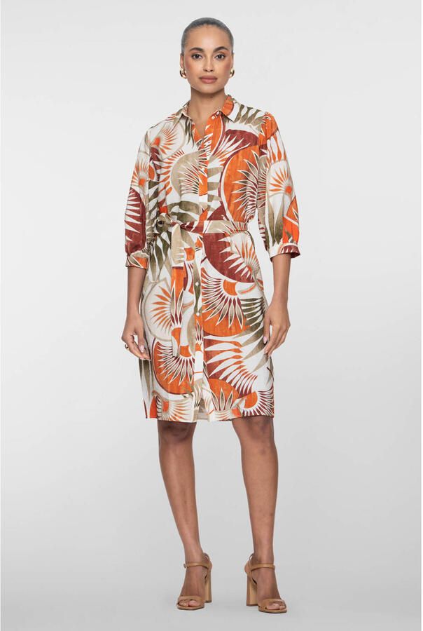Geisha blousejurk oranje
