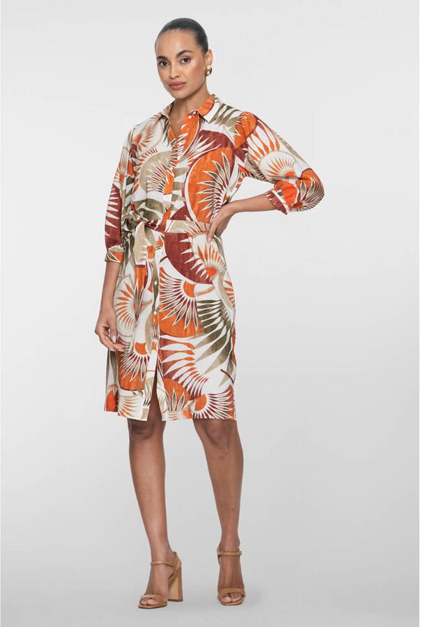 Geisha blousejurk oranje - Foto 2