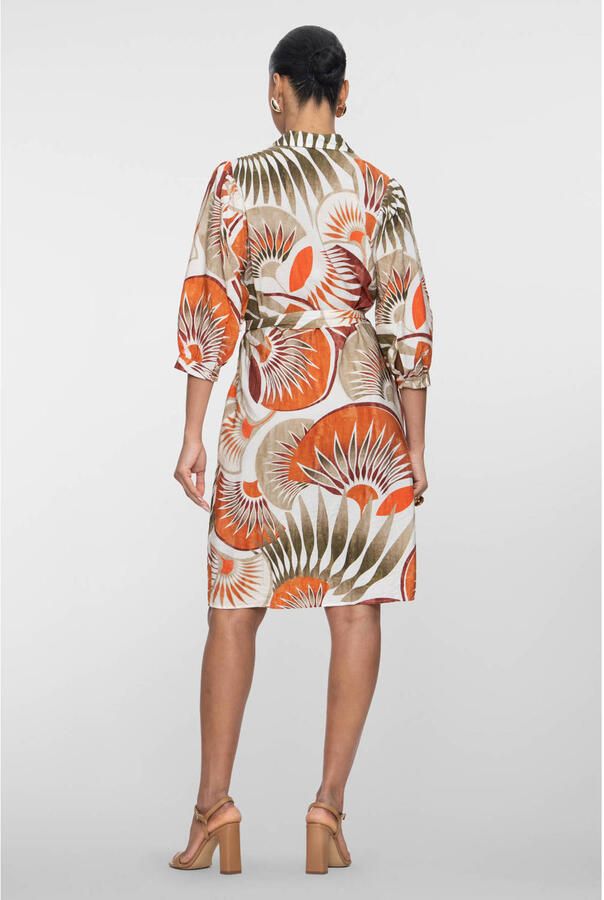Geisha blousejurk oranje - Foto 3