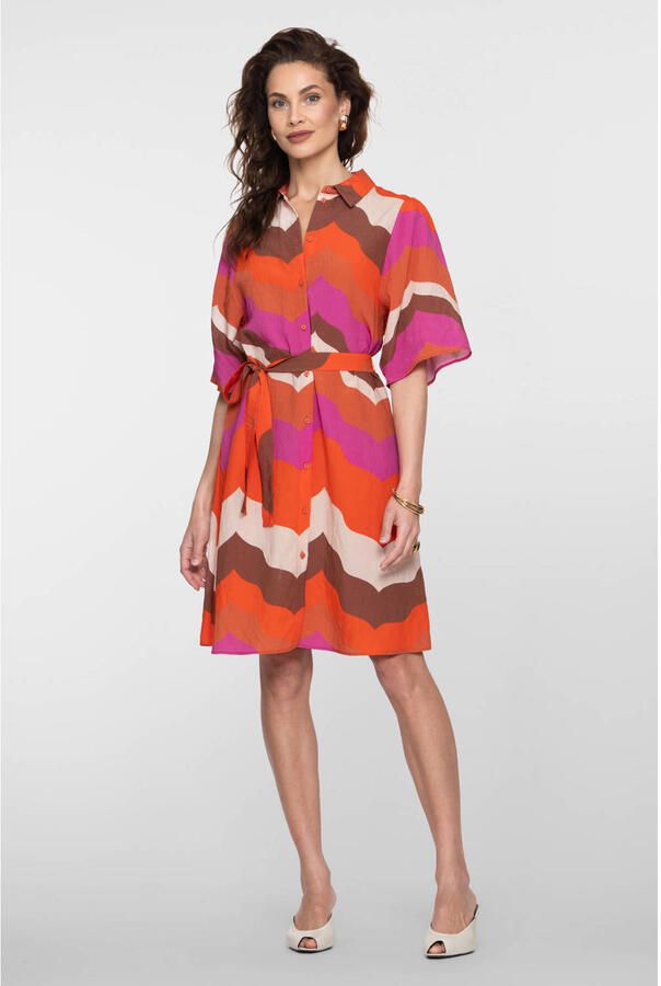 Geisha blousejurk oranje - Foto 2
