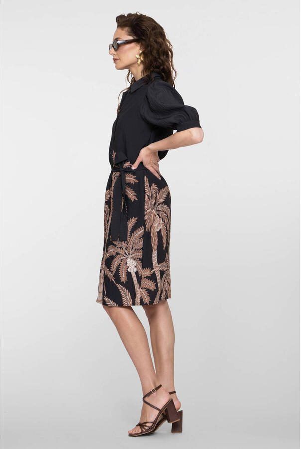 Geisha blousejurk zwart - Foto 2