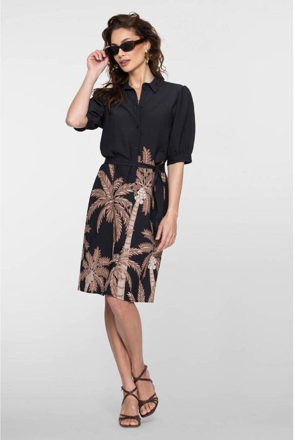 Geisha blousejurk zwart - Foto 3