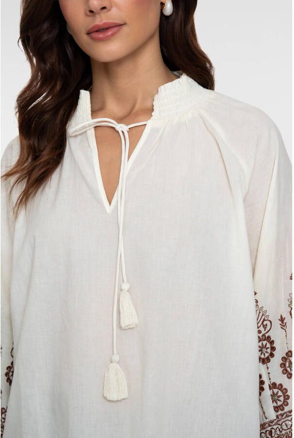Geisha blousetop broderie ecru - Foto 2