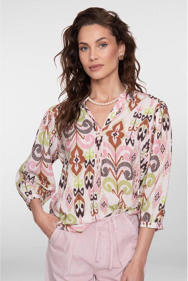 Geisha blousetop lichtroze