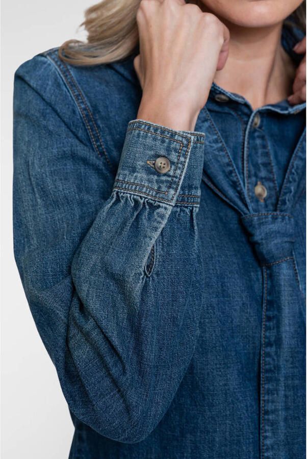 Geisha denim blouse medium blue denim - Foto 2