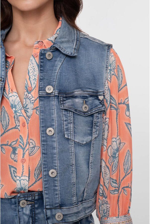 Geisha denim gilet medium blue denim - Foto 2
