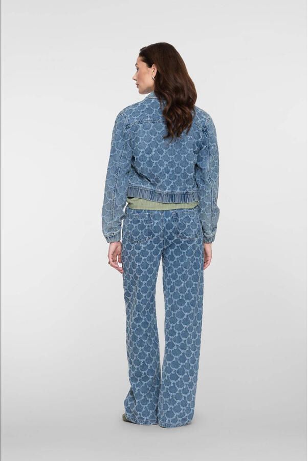 Geisha denim spijkerjas medium blue denim - Foto 3