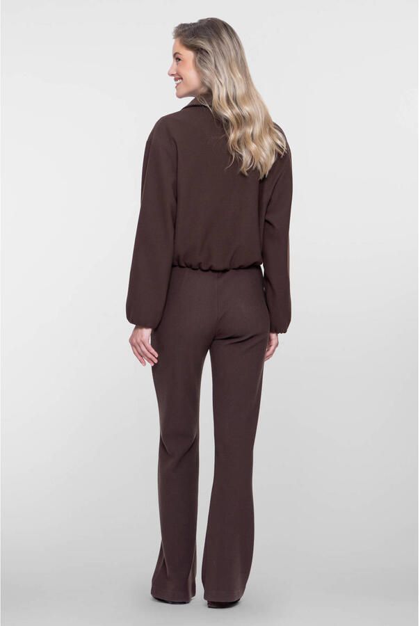 Geisha flared broek bruin - Foto 3
