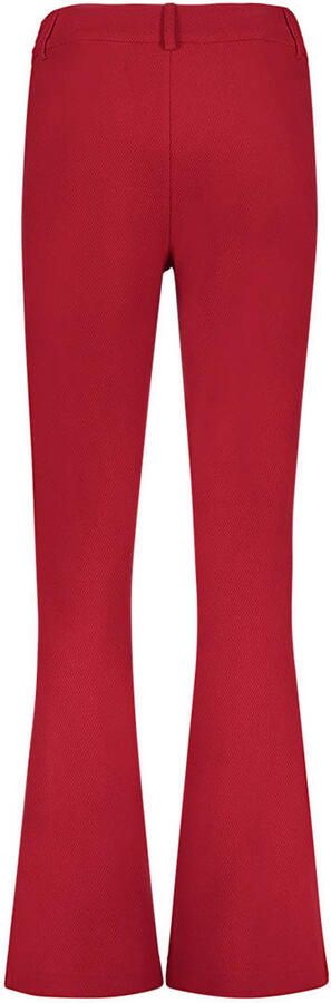 Geisha flared broek rood