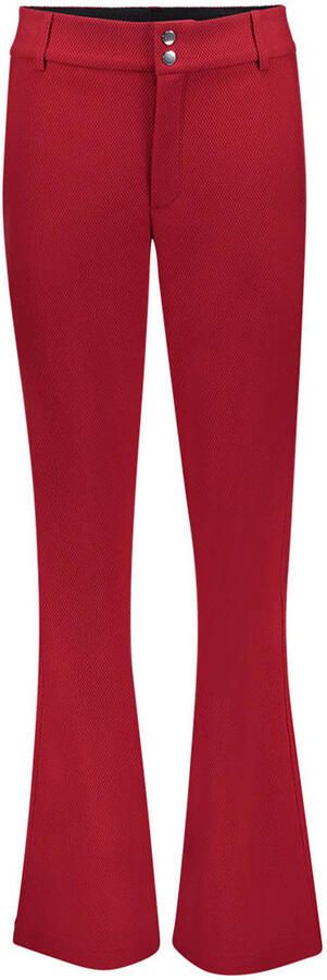 Geisha flared broek rood - Foto 2