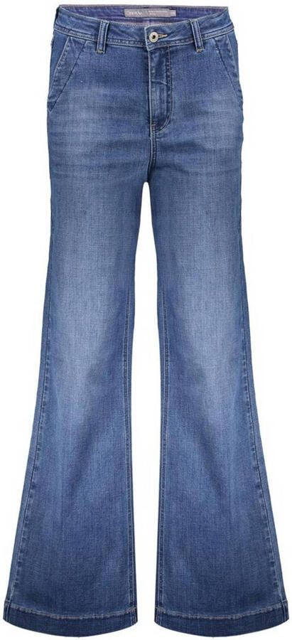 Geisha flared jeans dark blue denim