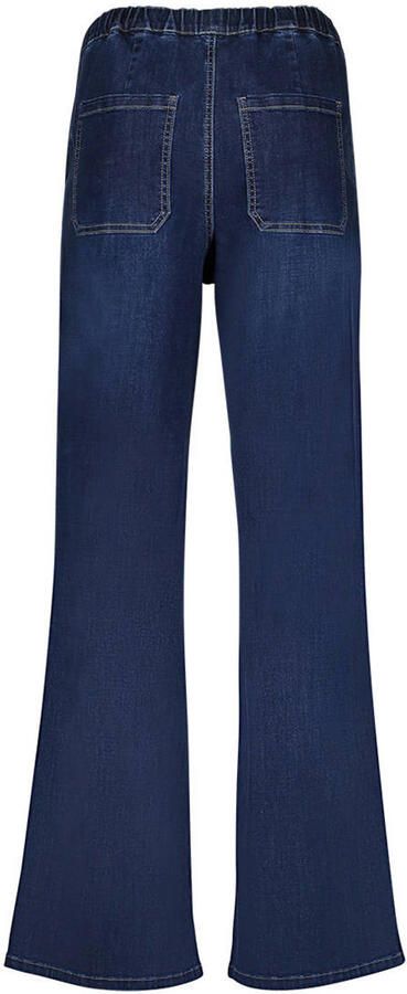 Geisha flared jeans donkerblauw - Foto 2