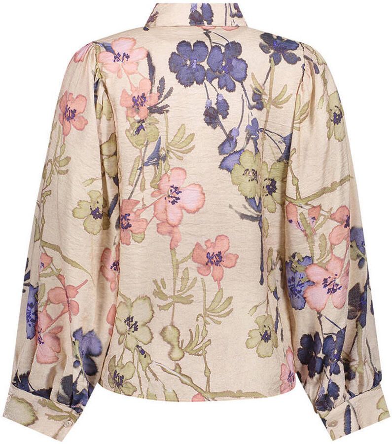 Geisha gebloemde blouse meerkleurig - Foto 2